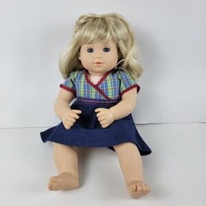American Girl Doll Blonde Hair Blue Eyes with Outfit Collectible Toy Doll